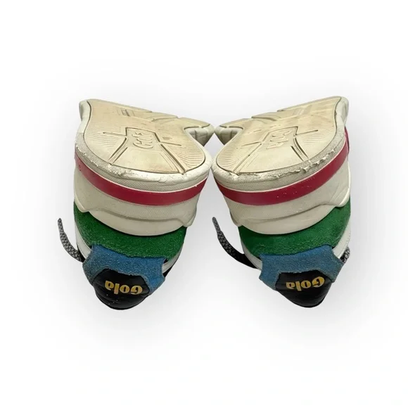 Gola aso Free People ψ Eclipse Trident Comfort Trainers Suede Sneakers ψ Black - Picture 11 of 16